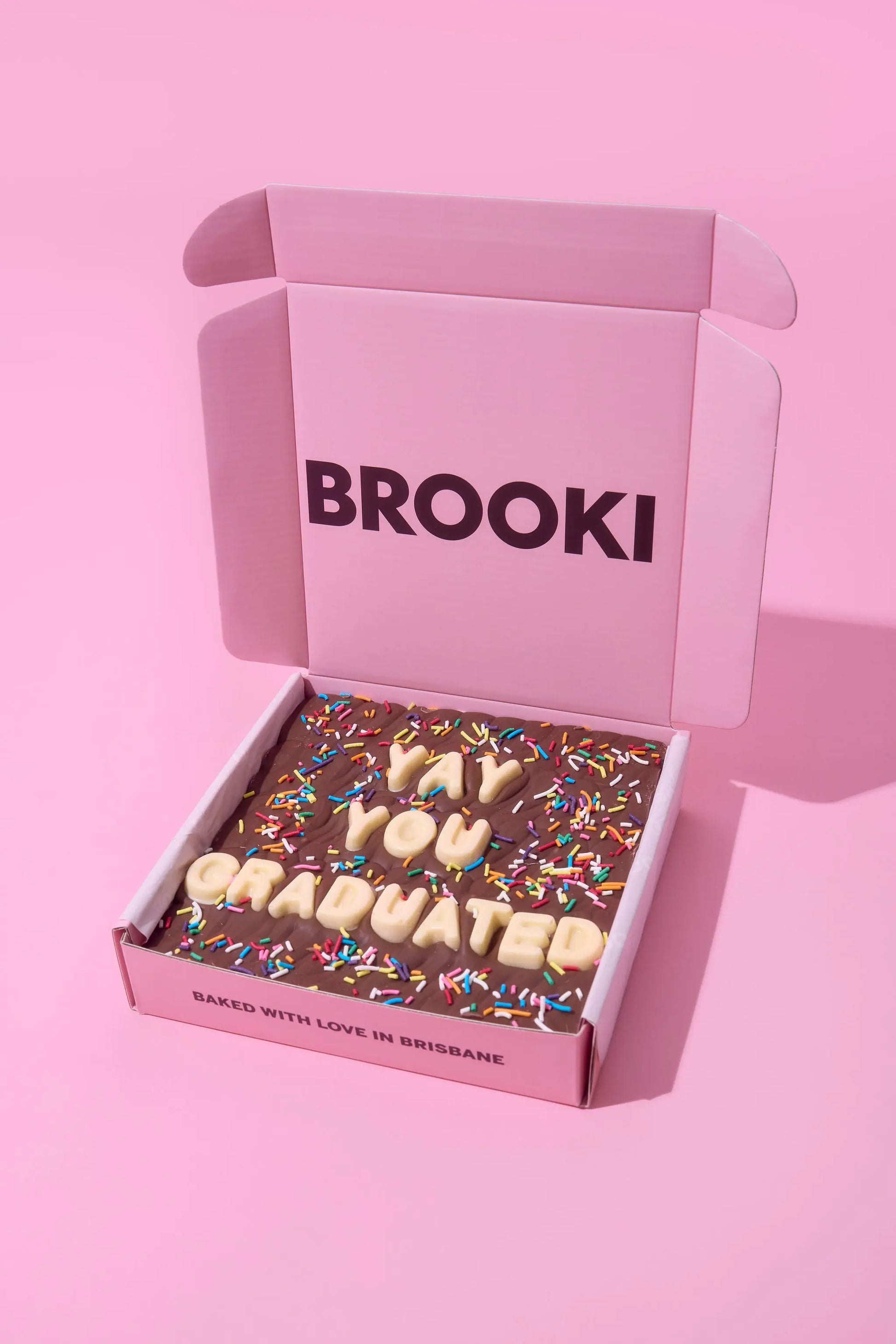 Message Brownie Brooki Bakehouse