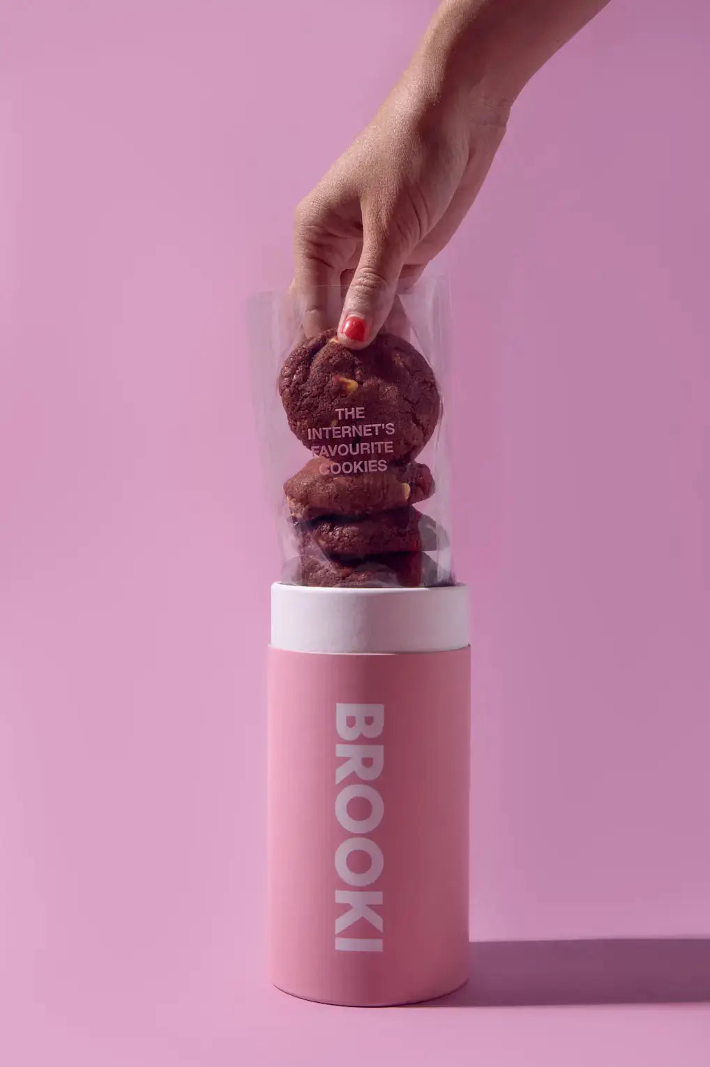 Mini cookie tubes at Brooki