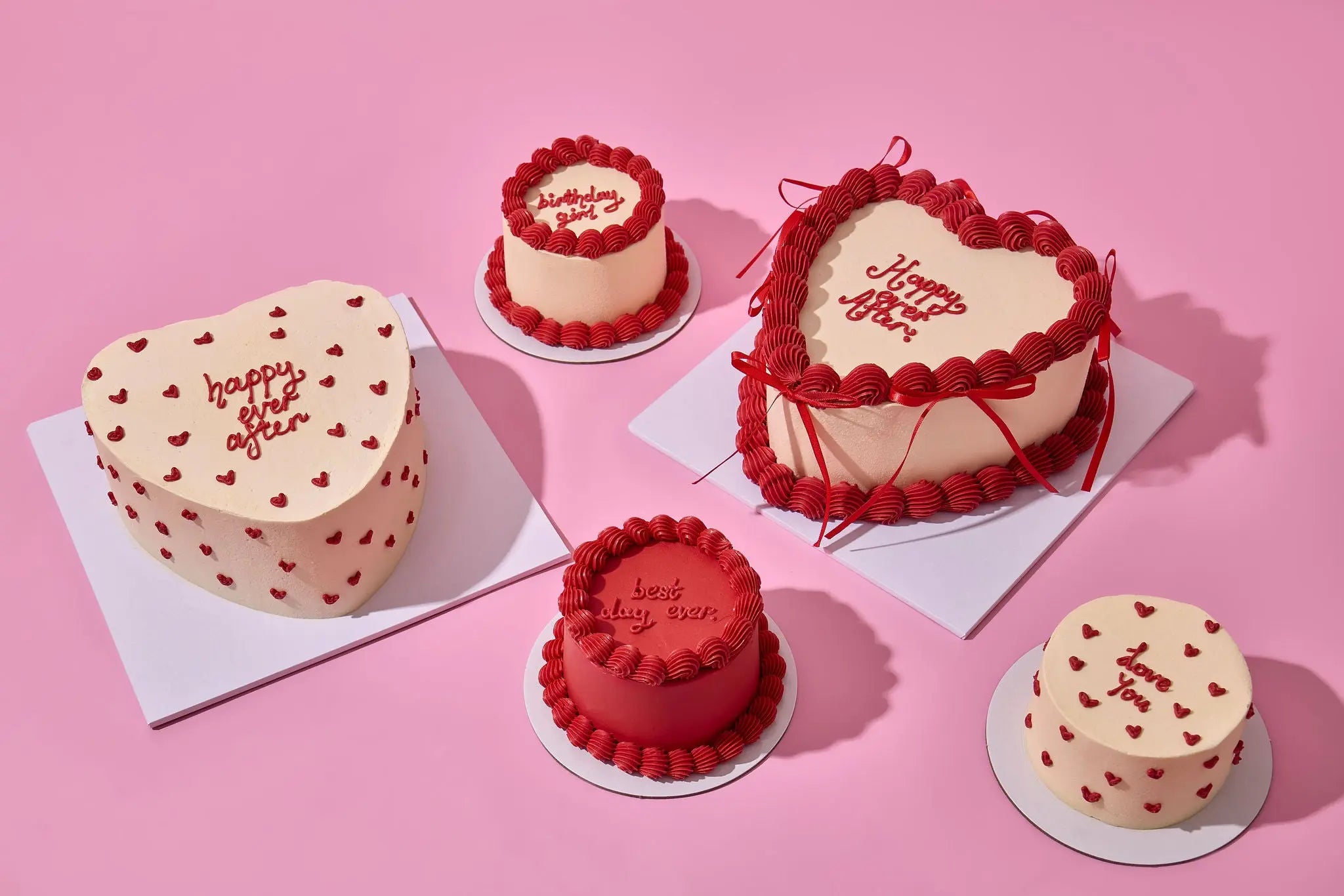 Mini Hearts Cakes Brooki Bakehouse