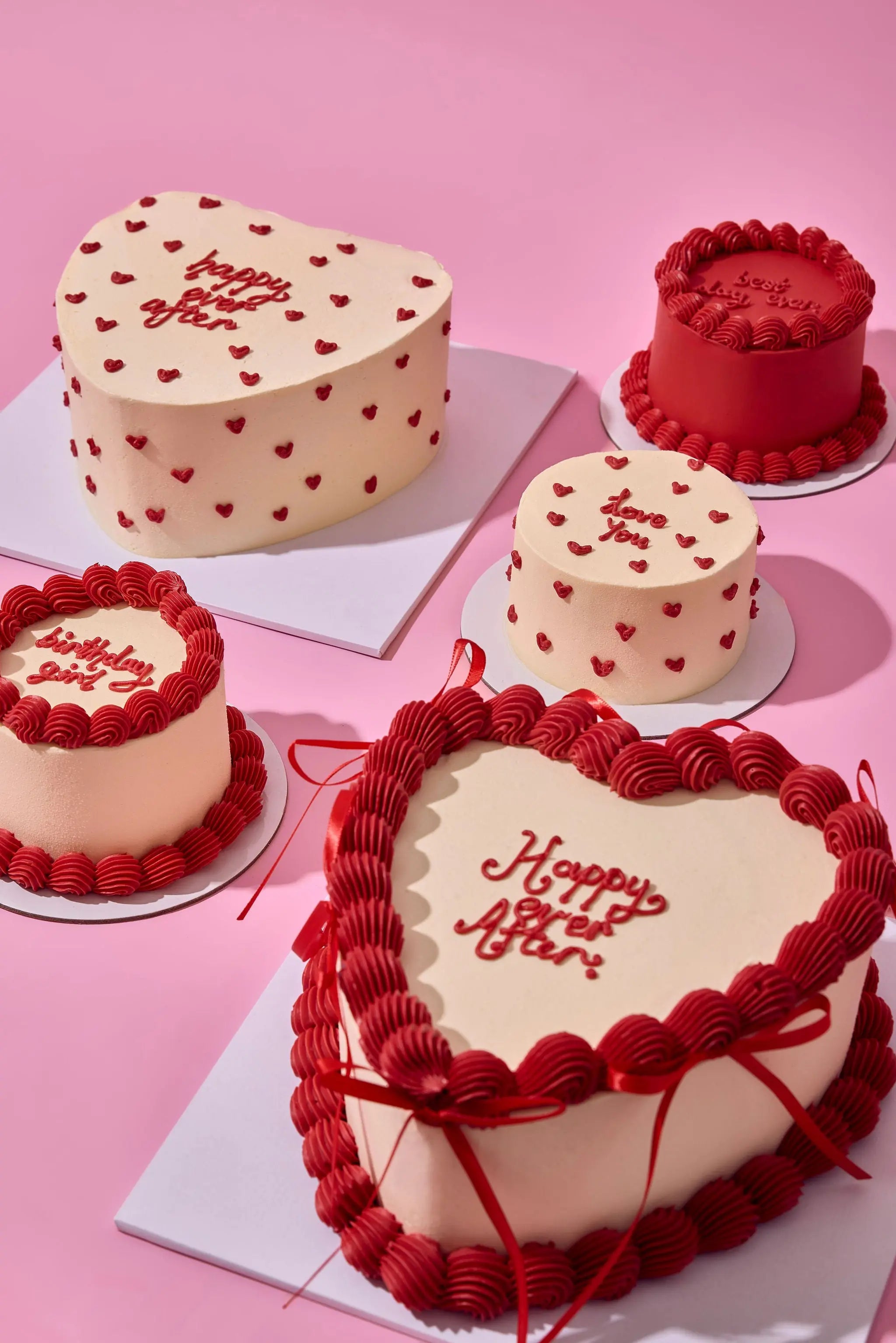 Mini Hearts Cakes Brooki Bakehouse