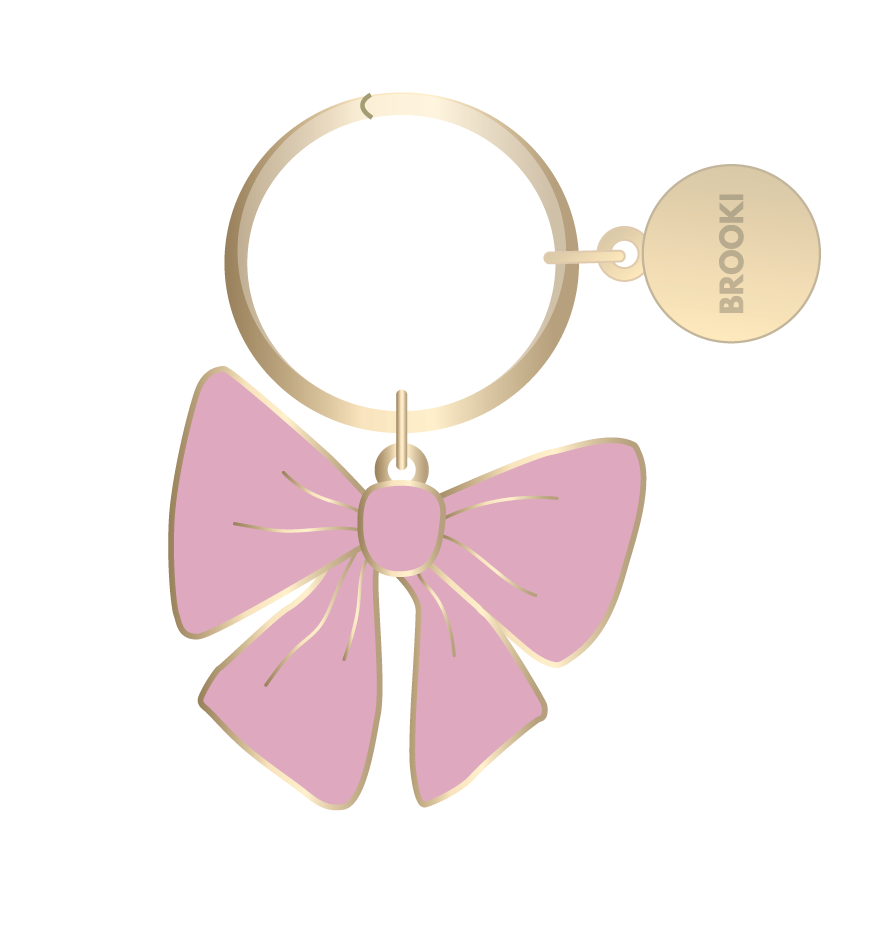 Brooki Merch Bow Keyring