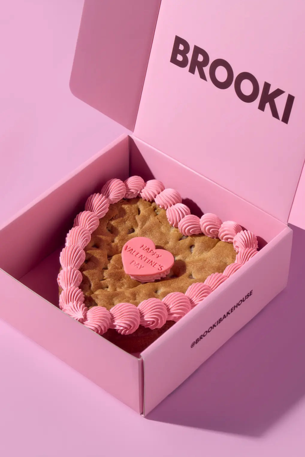 Valentine's Heart Cookie Brooki Bakehouse