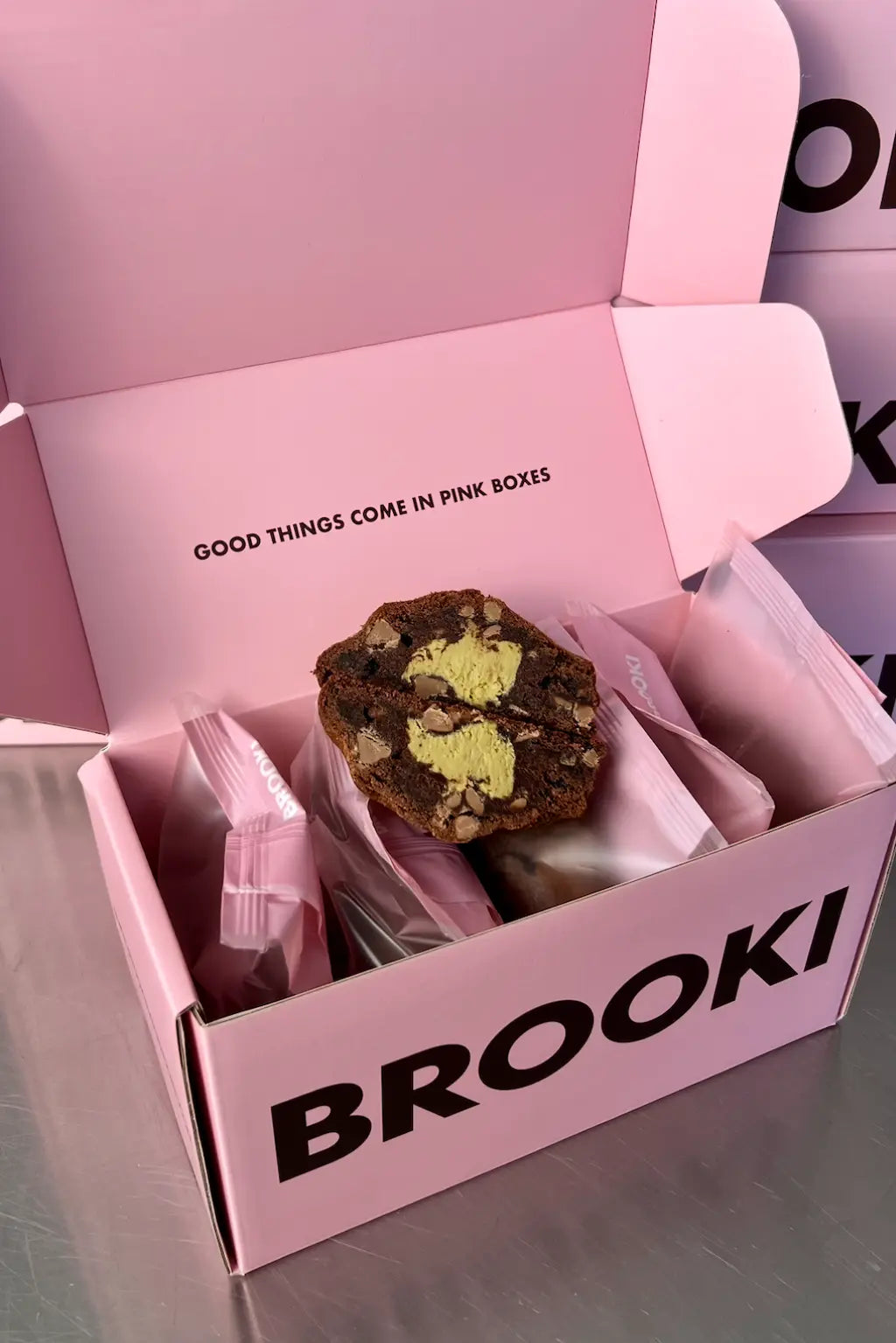 Dubai Chocolate Cookies Brooki Bakehouse