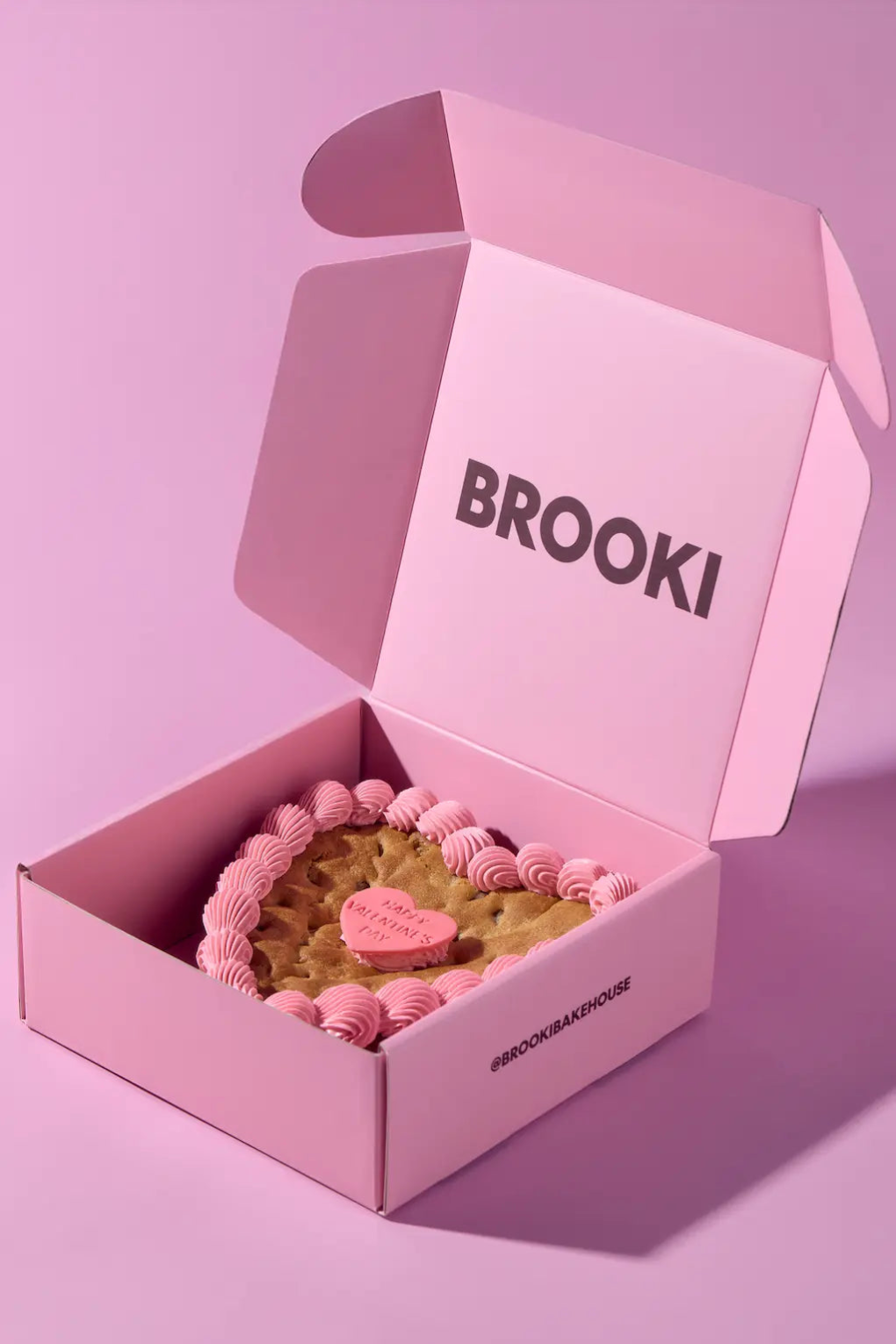 Valentine's Heart Cookie Brooki Bakehouse