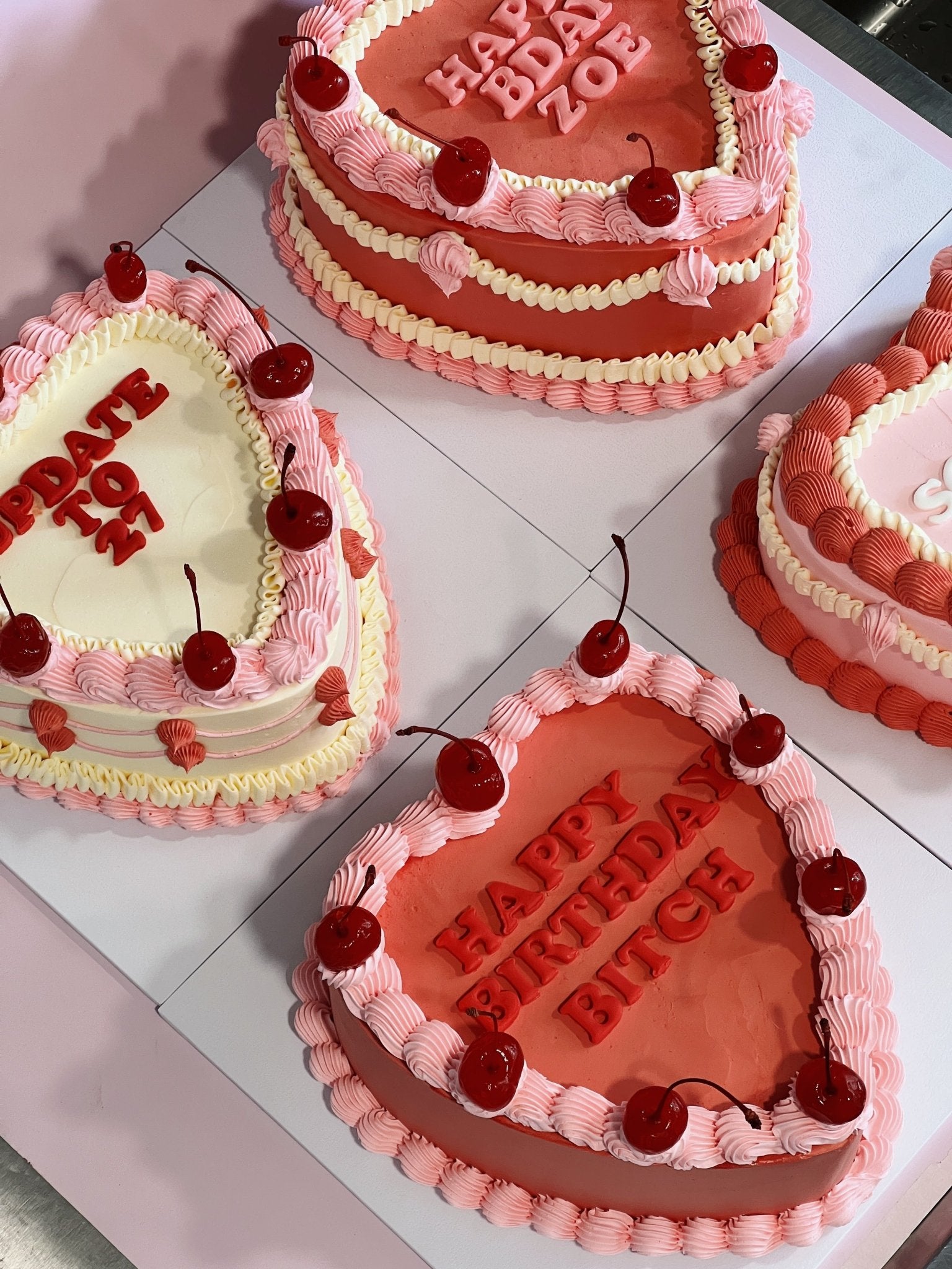 Heart Cakes - Brooki Bakehouse